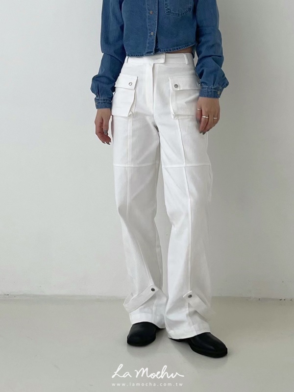 車線立體雙口袋長褲(闆娘清單)